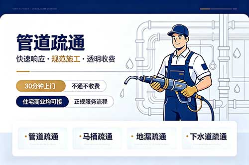 大石桥管道疏通