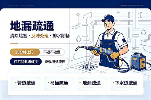 大石桥地漏疏通
